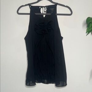 Ann Taylor Elegant Black Sleeveless Top